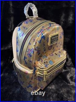 Disneyland 70th Anniversary Loungefly Mini Backpack Mickey Mouse Minnie Mouse