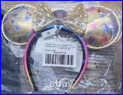 Disneyland 70th Anniversary Loungefly Mini Backpack with Minnie Ears Headband