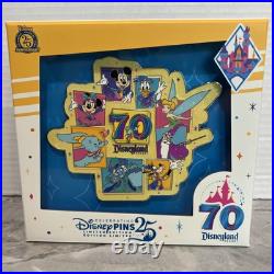 Disneyland 70th Anniversary Mickey & Friends Jumbo Pin Limited Edition 1000 NEW Disneyland 70th Anniversary Mickey & Friends Jumbo Pin Limited Edition 1000 NEW