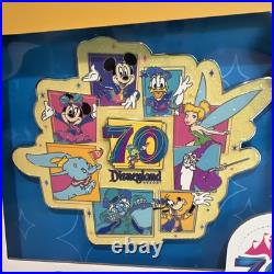 Disneyland 70th Anniversary Mickey & Friends Jumbo Pin Limited Edition 1000 NEW Disneyland 70th Anniversary Mickey & Friends Jumbo Pin Limited Edition 1000 NEW