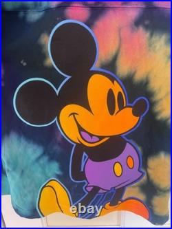 Disneyland 70th Anniversary Mickey Mouse Tie-dye Spirit Jersey Adult Medium Bnwt
