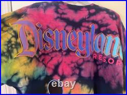 Disneyland 70th Anniversary Mickey Mouse Tie-dye Spirit Jersey Adult Medium Bnwt