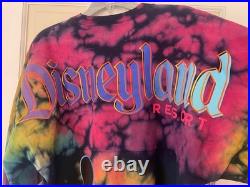 Disneyland 70th Anniversary Mickey Mouse Tie-dye Spirit Jersey Adult Medium Bnwt