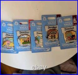 Disneyland 70th Anniversary Opening Day Attraction LE Vault Collection 5 Pin Set