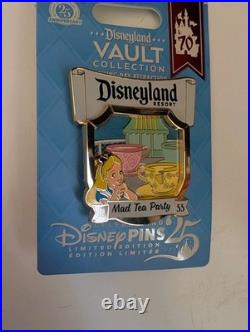 Disneyland 70th Anniversary Opening Day Attraction LE Vault Collection 5 Pin Set
