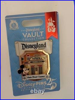 Disneyland 70th Anniversary Opening Day Attraction LE Vault Collection 5 Pin Set