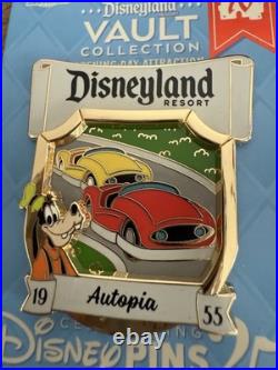 Disneyland 70th Anniversary Opening Day Attraction LE Vault Collection Pin Set