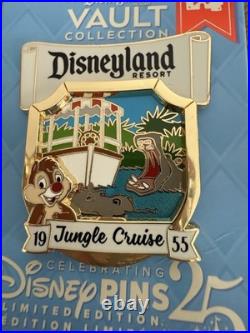 Disneyland 70th Anniversary Opening Day Attraction LE Vault Collection Pin Set