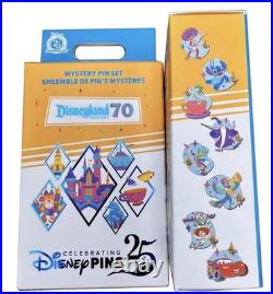 Disneyland 70th Anniversary Pin Box Sealed Brand New (4 Boxes)