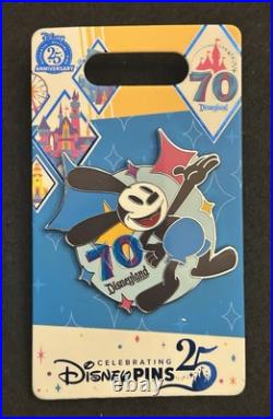 Disneyland 70th Anniversary Pin Set WithMickey And Friends Jumbo LE 1000 Disneyland 70th Anniversary Pin Set WithMickey And Friends Jumbo LE 1000