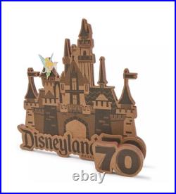 Disneyland 70th Anniversary Pin Trader Cork Board With Tinker Bell Pin 2025 NEW Disneyland 70th Anniversary Pin Trader Cork Board With Tinker Bell Pin 2025 NEW