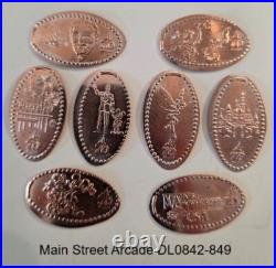 Disneyland 70th Anniversary Pressed Penny Collection of 93 Pennies & Album Disneyland 70th Anniversary Pressed Penny Collection of 93 Pennies & Album
