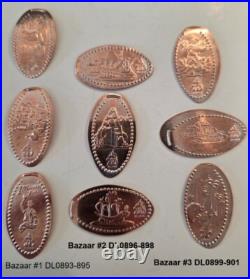 Disneyland 70th Anniversary Pressed Penny Collection of 93 Pennies & Album Disneyland 70th Anniversary Pressed Penny Collection of 93 Pennies & Album