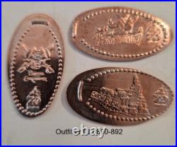 Disneyland 70th Anniversary Pressed Penny Collection of 93 Pennies & Album Disneyland 70th Anniversary Pressed Penny Collection of 93 Pennies & Album