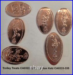 Disneyland 70th Anniversary Pressed Penny Collection of 93 Pennies & Album Disneyland 70th Anniversary Pressed Penny Collection of 93 Pennies & Album