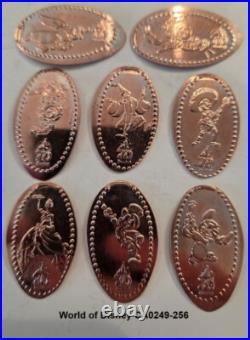 Disneyland 70th Anniversary Pressed Penny Collection of 93 Pennies & Album Disneyland 70th Anniversary Pressed Penny Collection of 93 Pennies & Album