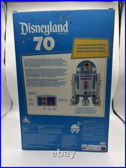 Disneyland 70th Anniversary R2-DL70 Interactive Remote Control Droid Open Box