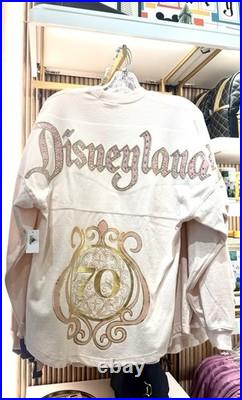Disneyland 70th Anniversary Spirit Jersey Pink Gold Disney Parks