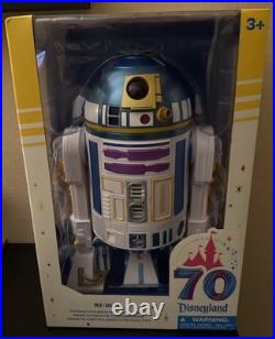 Disneyland 70th Anniversary Star Wars R2D2 R2-DL70 Interactive Droid NEW In Hand