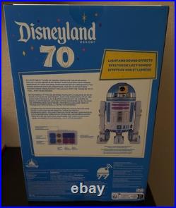 Disneyland 70th Anniversary Star Wars R2D2 R2-DL70 Interactive Droid NEW In Hand