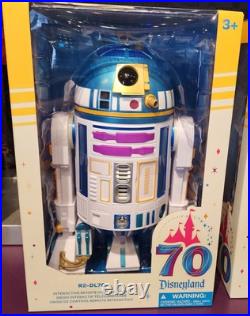 Disneyland 70th Anniversary Star Wars R2-D2 Interactive Droid New 2025 Disneyland 70th Anniversary Star Wars R2-D2 Interactive Droid New 2025