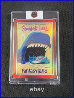 Disneyland 70th Anniversary Storybook Land Canal Boats Red Foil 5/5