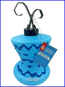 Disneyland 70th Anniversary Tabletop Lantern Lamp Vault Collection 1 Blue Lamp