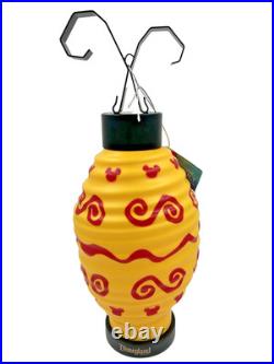 Disneyland 70th Anniversary Tabletop Lantern Lamp Vault Collection 1 Yellow Lamp