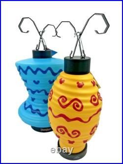 Disneyland 70th Anniversary Tabletop Lantern Lamp Vault Collection 1 Yellow Lamp