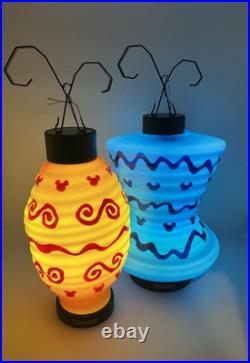 Disneyland 70th Anniversary Tabletop Lantern Lamp Vault Collection 1 Yellow Lamp