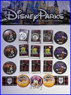 Disneyland 70th Anniversary VIP Tour Exclusive Pin Sealed Set Oogie Boogie Bash