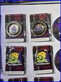Disneyland 70th Anniversary VIP Tour Exclusive Pin Sealed Set Oogie Boogie Bash