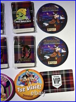 Disneyland 70th Anniversary VIP Tour Exclusive Pin Sealed Set Oogie Boogie Bash