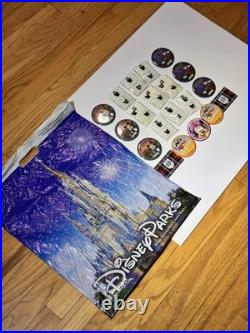 Disneyland 70th Anniversary VIP Tour Exclusive Pin Sealed Set Oogie Boogie Bash