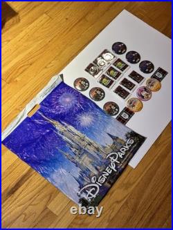 Disneyland 70th Anniversary VIP Tour Exclusive Pin Sealed Set Oogie Boogie Bash