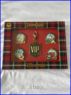 Disneyland 70th Anniversary VIP Tour Pin Set-New