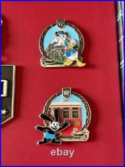 Disneyland 70th Anniversary VIP Tour Pin Set-New