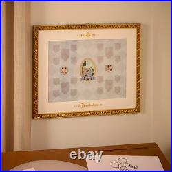 Disneyland 70th Anniversary Vault Collection Pin Display Frame & 3 Pins LE 3000