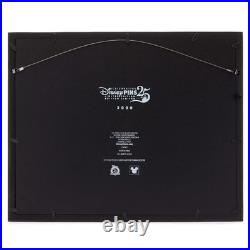 Disneyland 70th Anniversary Vault Collection Pin Display Frame & 3 Pins LE 3000