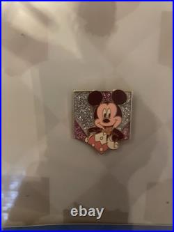 Disneyland 70th Anniversary Vault Collection Pin Display Frame & 3 Pins LE 3000