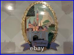 Disneyland 70th Anniversary Vault Collection Pin Frame Set LE Disney Parks 3 Pin