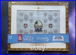 Disneyland 70th Anniversary Vault Collection Pin Frame With 3 Pins Disneyland 70th Anniversary Vault Collection Pin Frame With 3 Pins