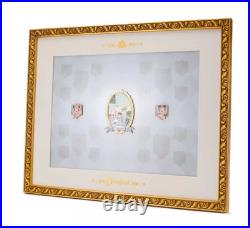 Disneyland 70th Anniversary Vault Collection Pin Frame with 3 Pins Brand New