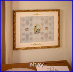 Disneyland 70th Anniversary Vault Collection Pin Frame with 3 Pins Brand New