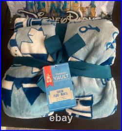 Disneyland 70th Anniversary Vault Collection Throw Blanket MAIN ST & Attractions Disneyland 70th Anniversary Vault Collection Throw Blanket MAIN ST & Attractions