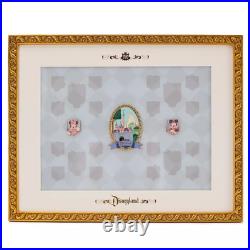 Disneyland 70th Anniversary Vault Pin Frame + 3 Pins Limited Edition Presale Disneyland 70th Anniversary Vault Pin Frame + 3 Pins Limited Edition Presale