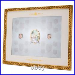 Disneyland 70th Anniversary Vault Pin Frame + 3 Pins Limited Edition Presale Disneyland 70th Anniversary Vault Pin Frame + 3 Pins Limited Edition Presale