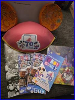 Disneyland 70th Birthday Anniversary Cast Member CM Exclusive Pin Ears Hat Map Disneyland 70th Birthday Anniversary Cast Member CM Exclusive Pin Ears Hat Map