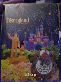 Disneyland 70th Birthday Anniversary Cast Member CM Exclusive Pin Ears Hat Map Disneyland 70th Birthday Anniversary Cast Member CM Exclusive Pin Ears Hat Map