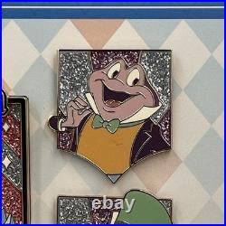 Disneyland 70th Vault Collection 2/4 Alice Mr. Toad Mad Hatter Cyril 5 Pin Set